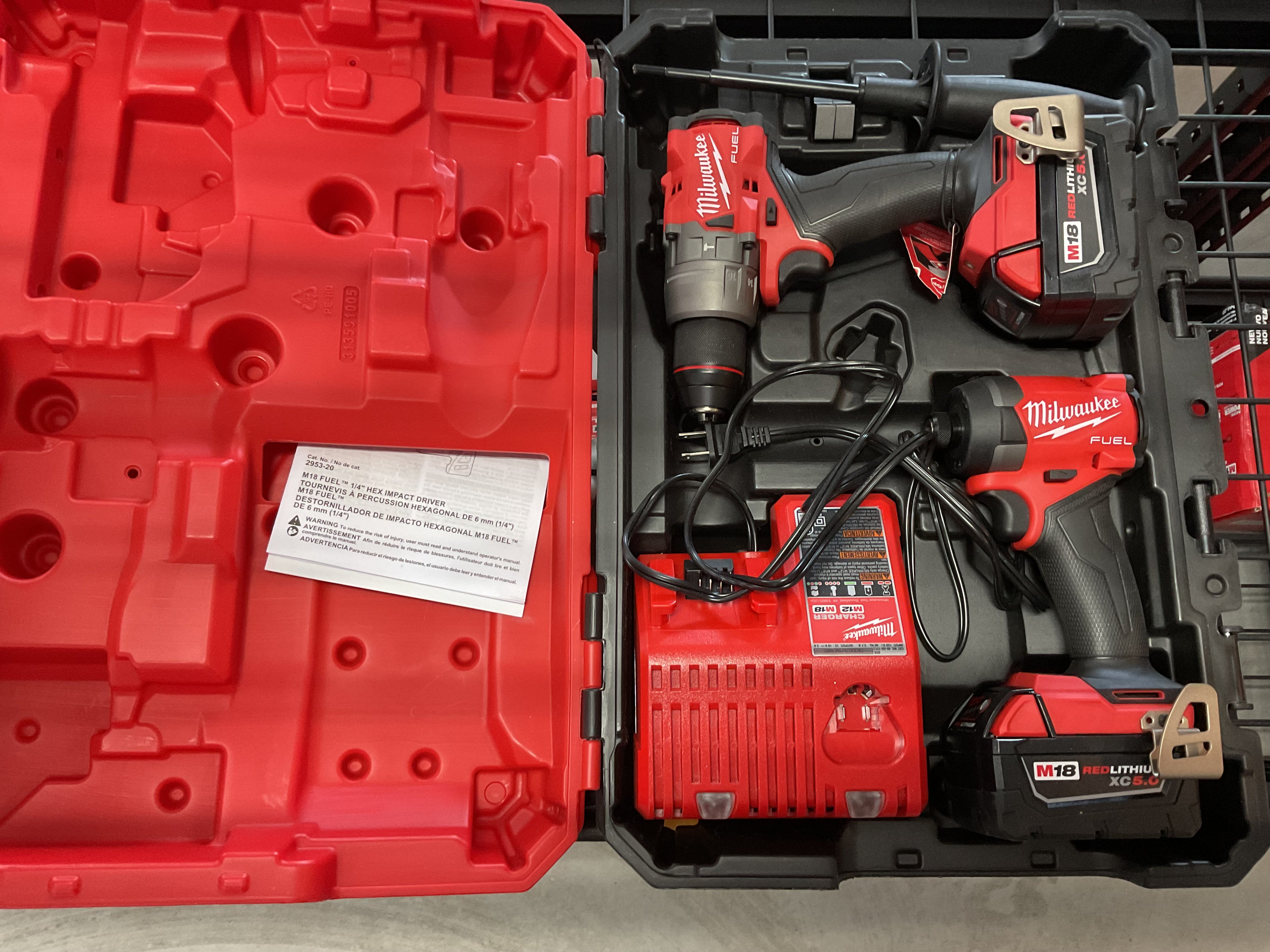 Milwaukee Drill and Driver Combo